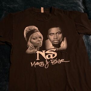 Nas & Mary J Blige 2019 Tour Black Shirt